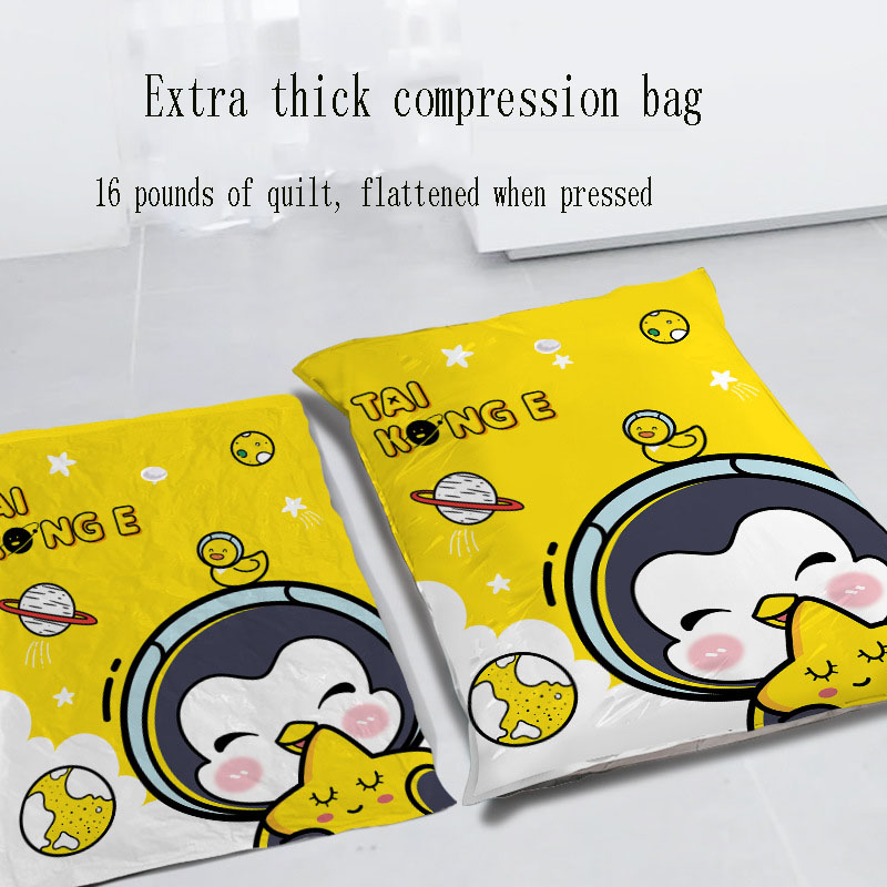 Vacuum compression bag large quilt bedding storage bag quilt clothing household air-pumping clothes finishing bag