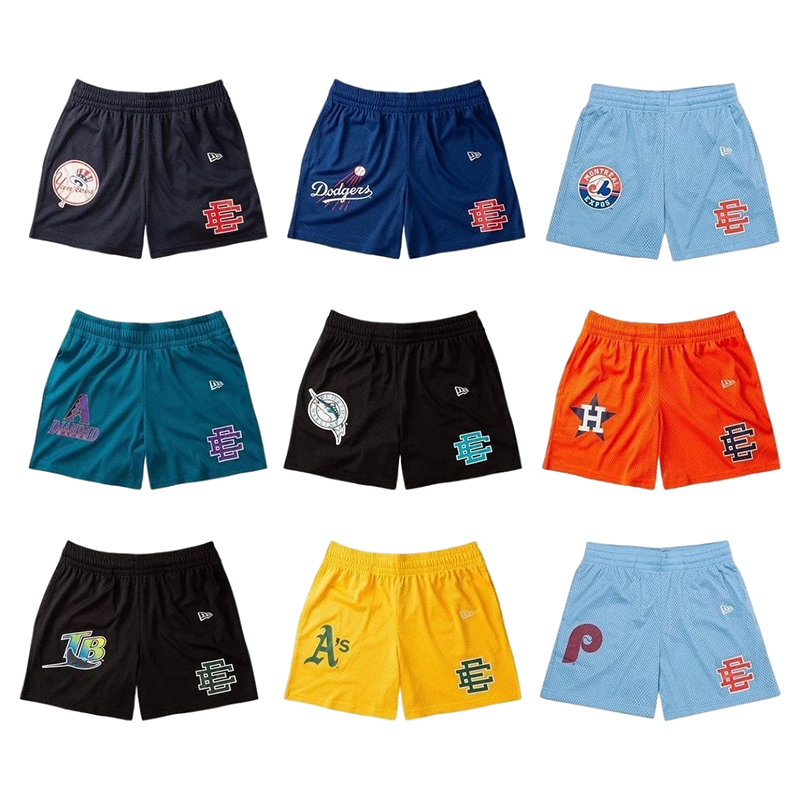 Summer Men's Fitness Bodybuilding Shorts Men's Gym Exercise Men Breathable Mesh Quick Dry Sportswear Jogging Beach Shorts