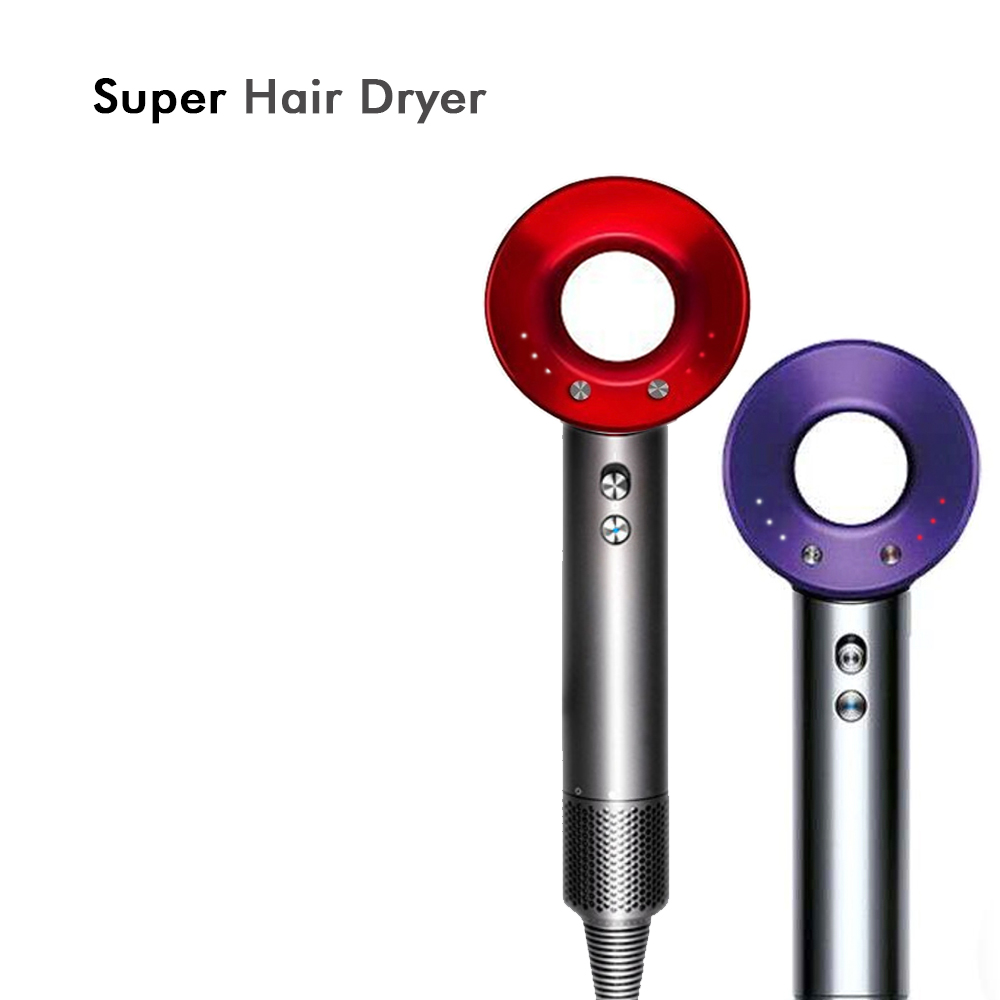 Leafless Hollow Electric 220/110v Hair Dryer  Household Negative Ion Fast Drying Strong Constant High-power Electric Hair Dryer