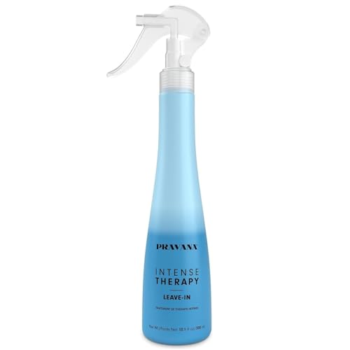 PRAVANA Intense Therapy Leave-In Conditioner Spray Treatment & Detangler | Instantly Detangles & Hydrates | Equalizes Hair Porosity | For All Hair Types | Strengthens & Softens Hair