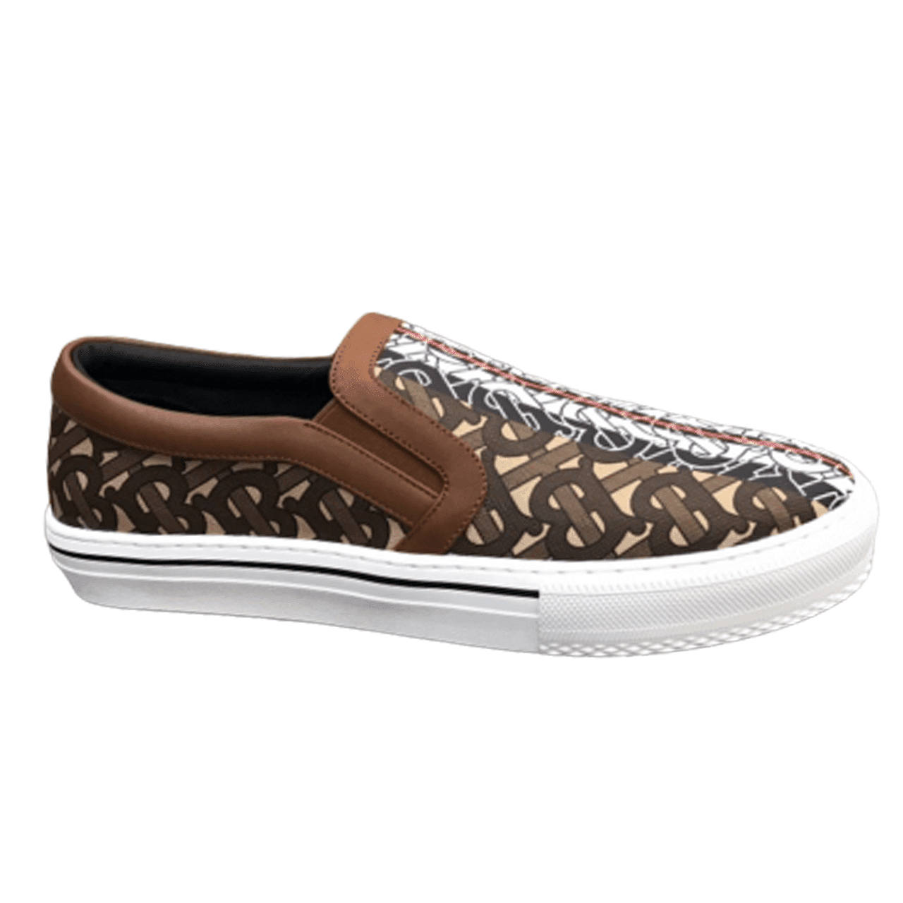 BURBERRY LEATHER VINGATE SNEAKER- BBR81